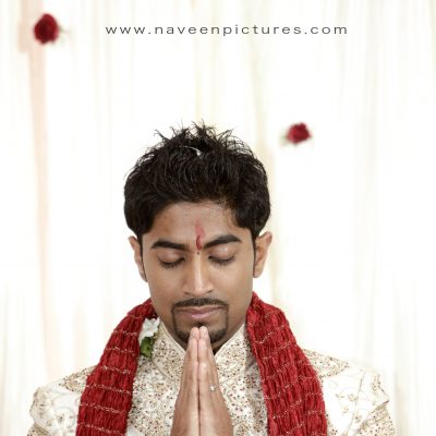 Indian Groom in Prayer